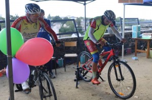 Des membres du cyclo-club mayennais ont donné du leur pour les Virades de l’espoir. | OUEST-FRANCE